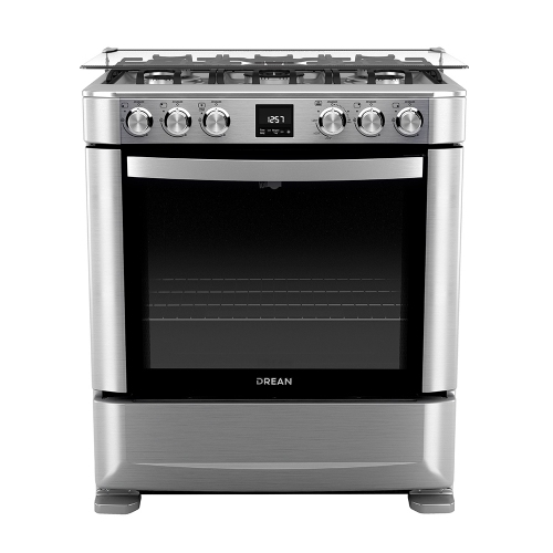Cocina A Gas Drean CD7609EI 4 Hornallas Multigas Inox