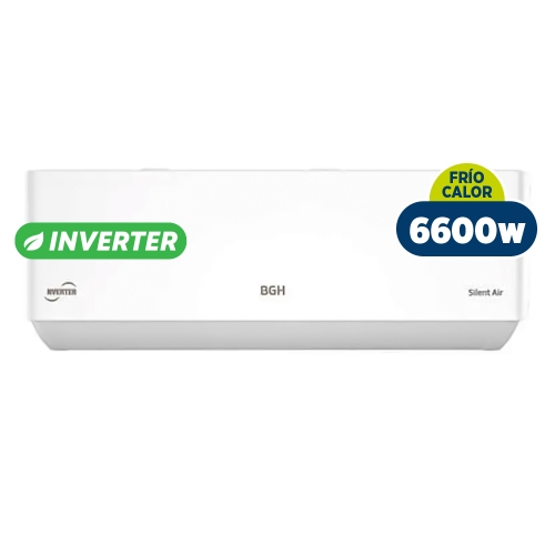 Aire Acondicionado Inverter Bgh Bsi65wclw 6600w 5590Frig F&sol;c