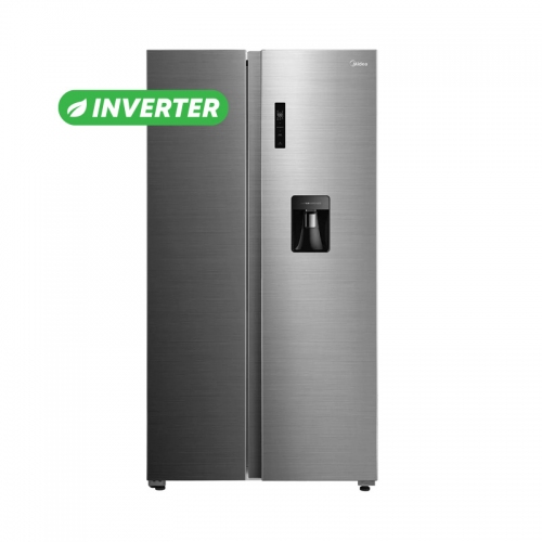 Heladera SideBySide NoFrost Midea MDRS710FGE46AW Invert 410L